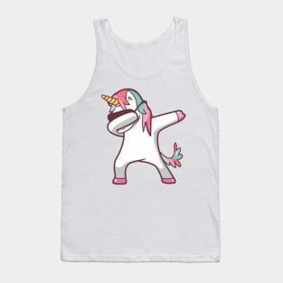 Dabbing Unicorn Tank Top